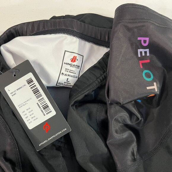 Peloton Women's HO1212 Black Cycle Shorts - Size Large - NWT $120 - Picture 6 of 6